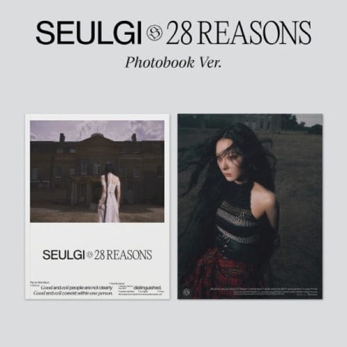 Korea Pop Store SEULGI - 28 Reasons (1ST MINI ALBUM) PHOTO BOOK VER. Kawaii Gifts