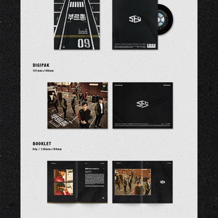 Korea Pop Store SF9 - BURNING SENSATION (1ST MINI ALBUM) Kawaii Gifts 8804775077203