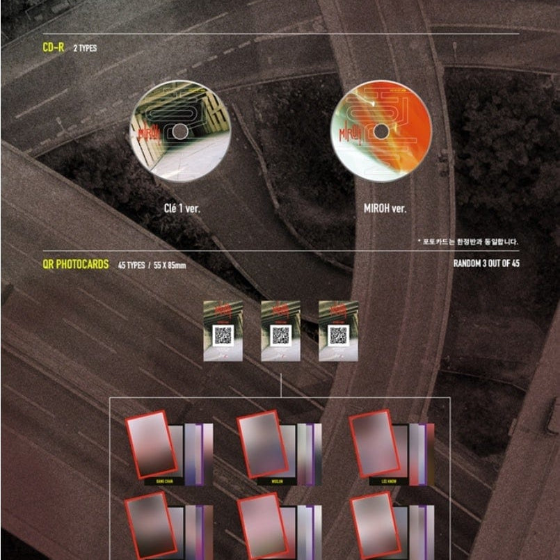 Korea Pop Store STRAY KIDS - CLE 1 : MIROH (MINI ALBUM) NORMAL VERSION Kawaii Gifts 8809440338733