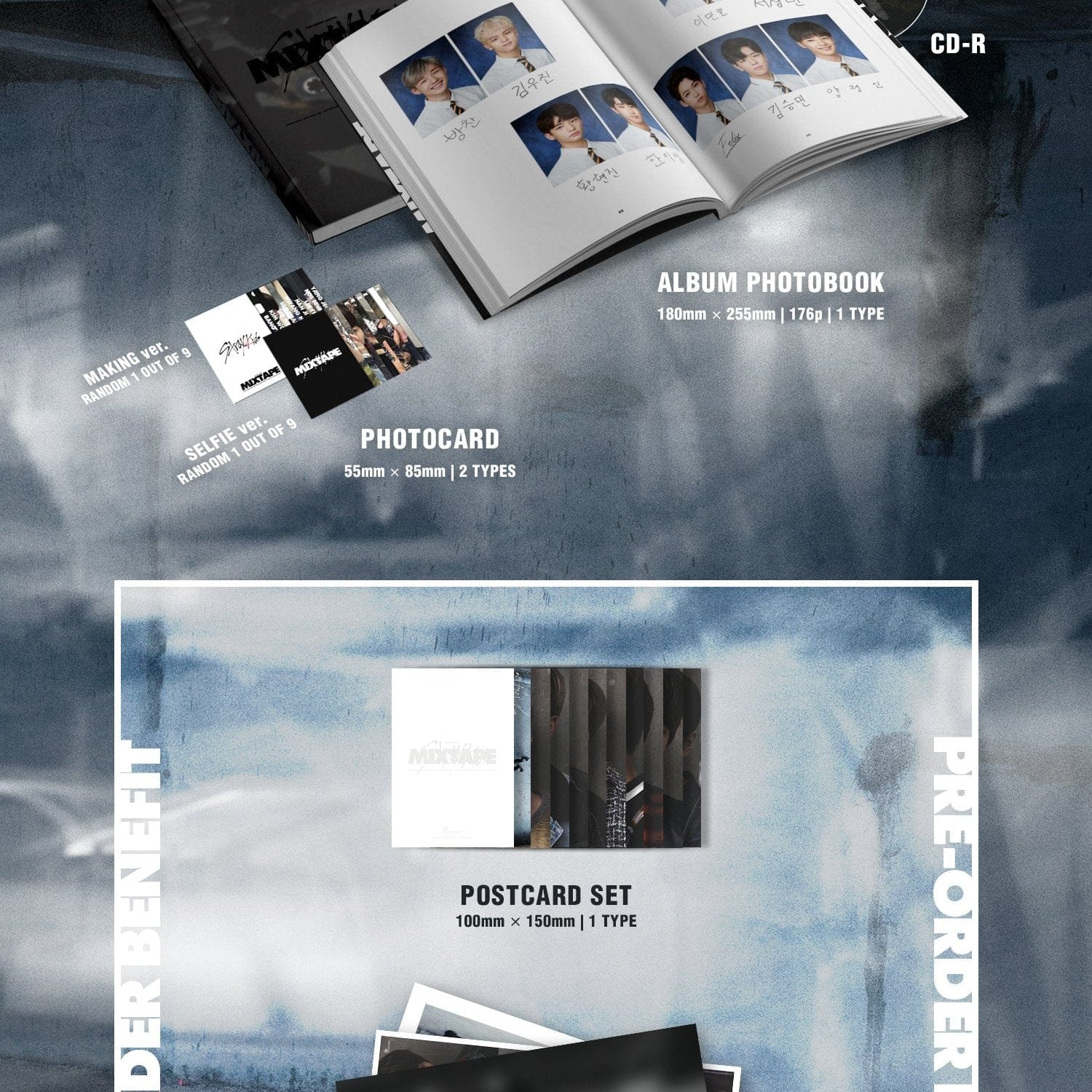 Korea Pop Store STRAY KIDS - MIXTAPE Kawaii Gifts 8809269508829