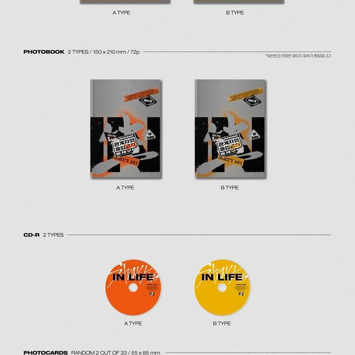 Korea Pop Store STRAY KIDS - VOL.1 REPACKAGE IN LIFE STANDARD VER. Kawaii Gifts 8809633189081