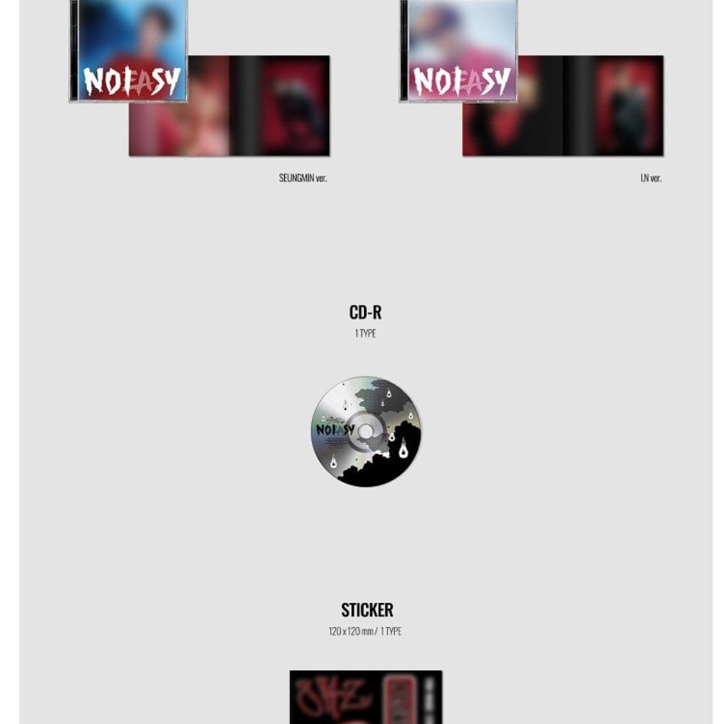 Korea Pop Store STRAY KIDS - VOL.2 [NOEASY] Jewel Case VER. Kawaii Gifts