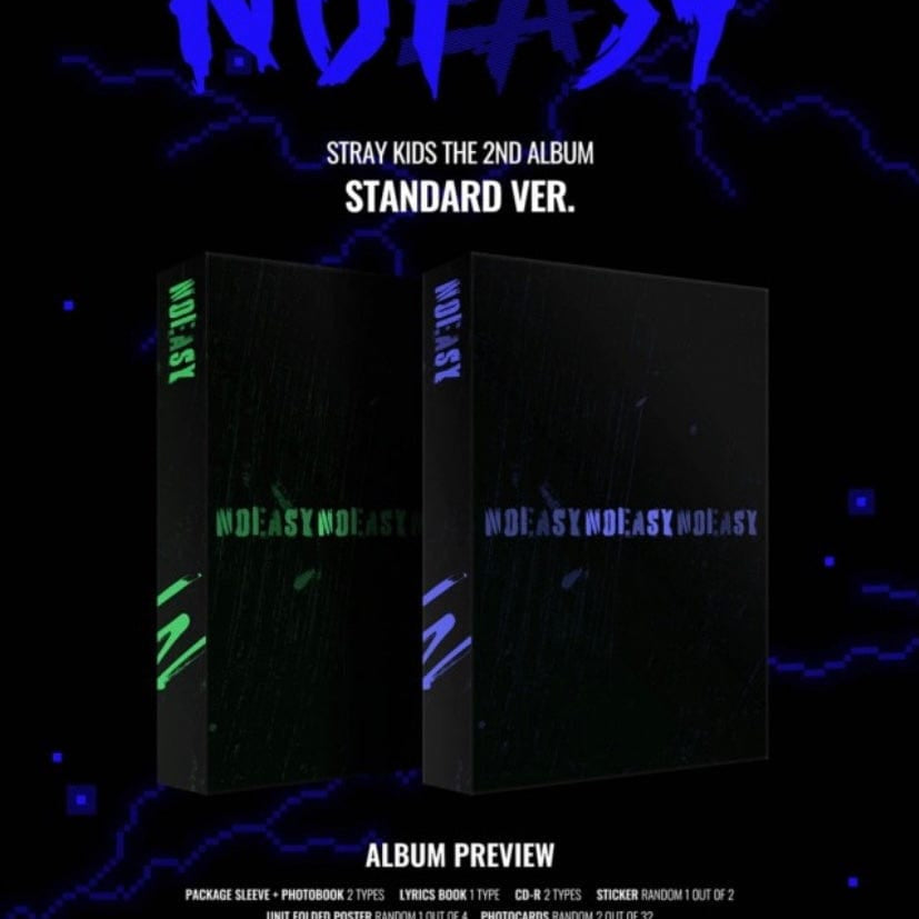 Korea Pop Store STRAY KIDS - Vol. 2 [NOEASY] Standard Version Kawaii Gifts 8809755509101