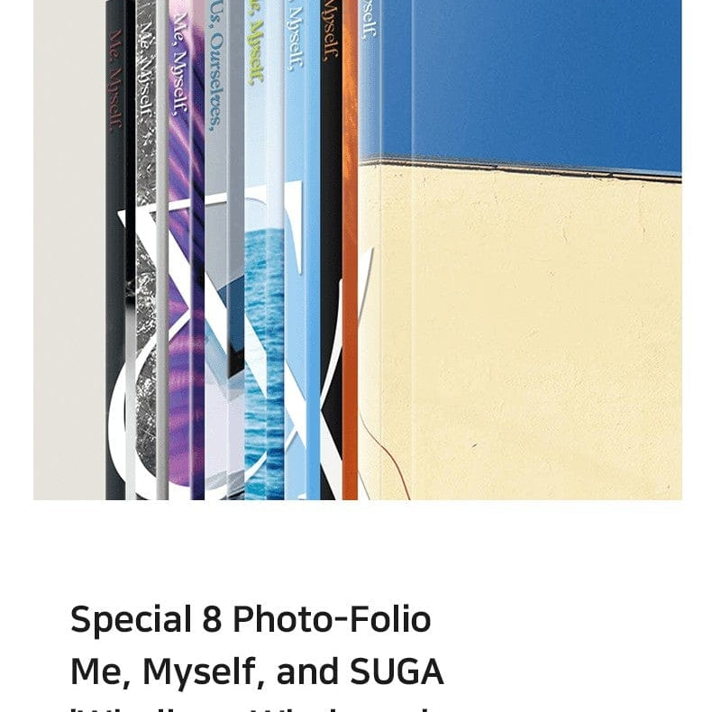Korea Pop Store [Suga] Special 8 Photo-Folio Me, Myself, and Suga "Wholly or Whole Me" Kawaii Gifts