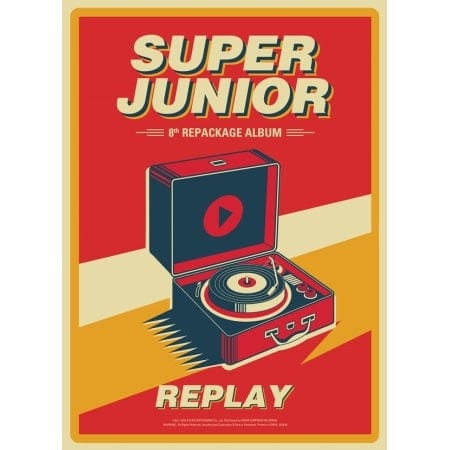 Korea Pop Store SUPER JUNIOR - VOL.8 REPACKAGE [REPLAY] Kawaii Gifts