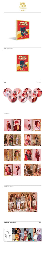 Korea Pop Store SUPER JUNIOR - VOL.8 REPACKAGE [REPLAY] Kawaii Gifts