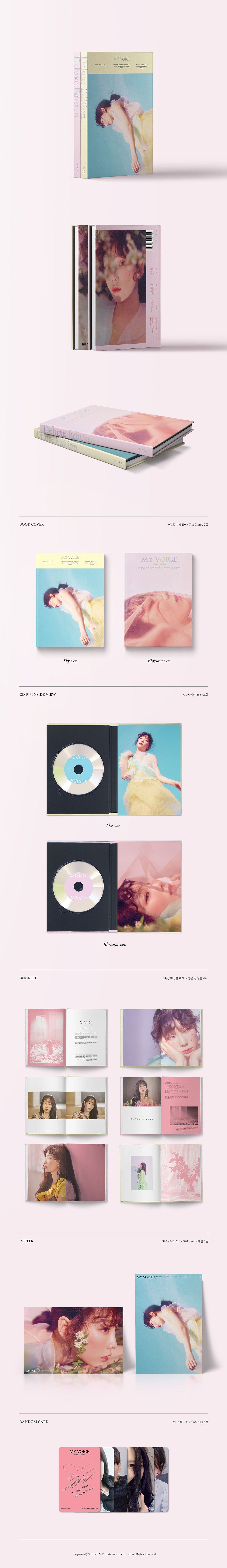TAEYEON - Vol.1 [My Voice] (Deluxe Edition) – Kawaii Gifts