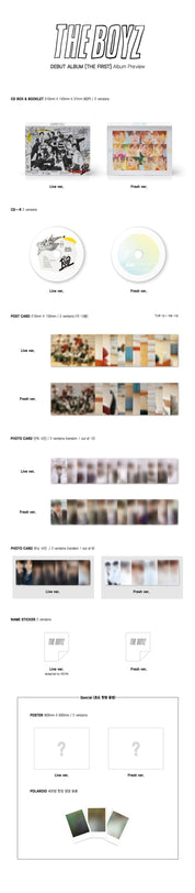 Korea Pop Store THE BOYZ - THE FIRST (MINI ALBUM) Kawaii Gifts 8804775086168