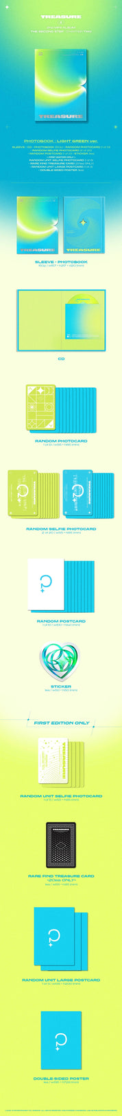 Korea Pop Store Treasure - 2nd Mini Album [The Second Step: Chapter Two] Photobook Ver. Kawaii Gifts