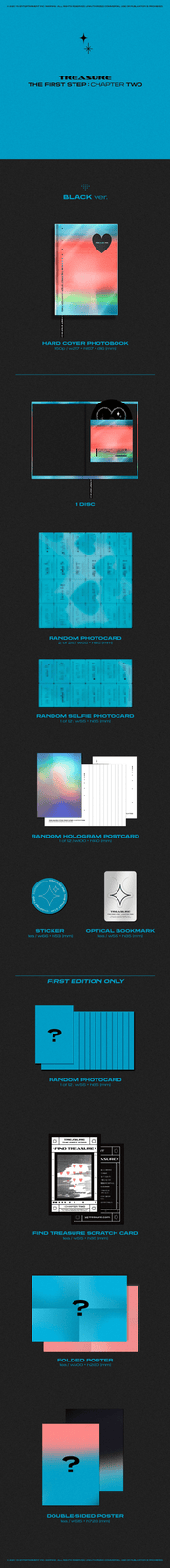 Korea Pop Store TREASURE - 2ND SINGLE ALBUM [THE FIRST STEP : CHAPTER TWO] Kawaii Gifts 8809634380449