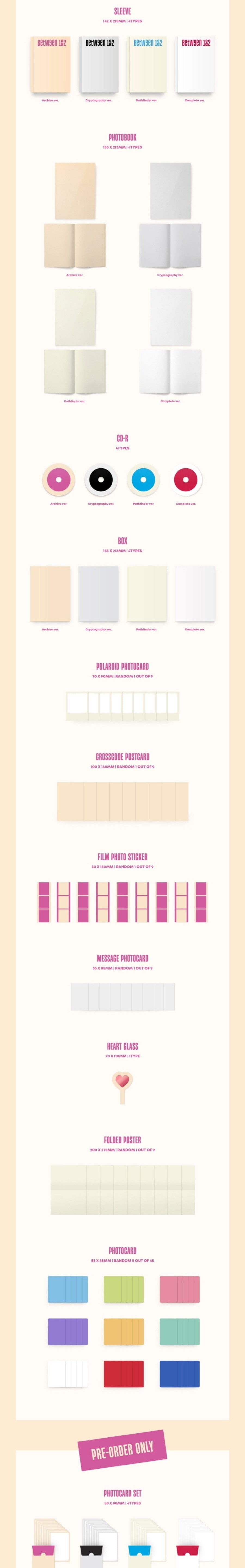 Korea Pop Store TWICE - Between 1&2 (11TH MINI ALBUM) with Pre-Order Benefit Kawaii Gifts 8809755508913