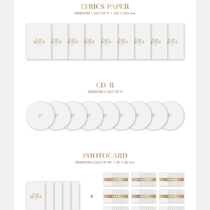 Korea Pop Store TWICE - FEEL SPECIAL (8TH MINI ALBUM) Kawaii Gifts 8809440339204