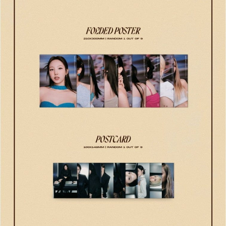 Korea Pop Store TWICE - Ready To Be (12th Mini Album) With Pre-Order Photocard Set & Poster Kawaii Gifts