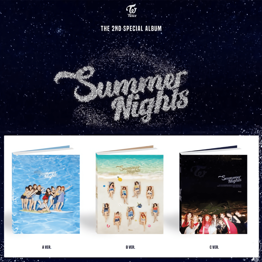Korea Pop Store TWICE - SUMMER NIGHTS (2ND SPECIAL ALBUM) Kawaii Gifts 8809440338245