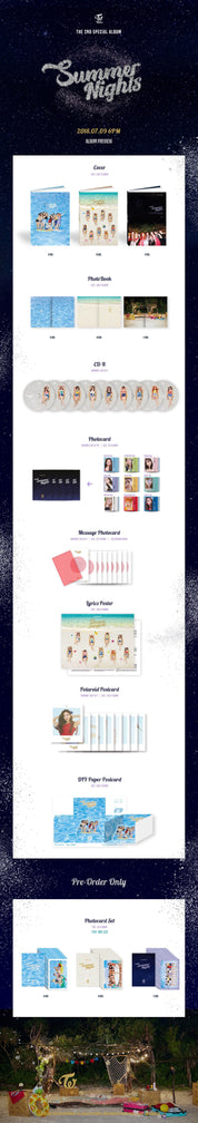 Korea Pop Store TWICE - SUMMER NIGHTS (2ND SPECIAL ALBUM) Kawaii Gifts 8809440338245