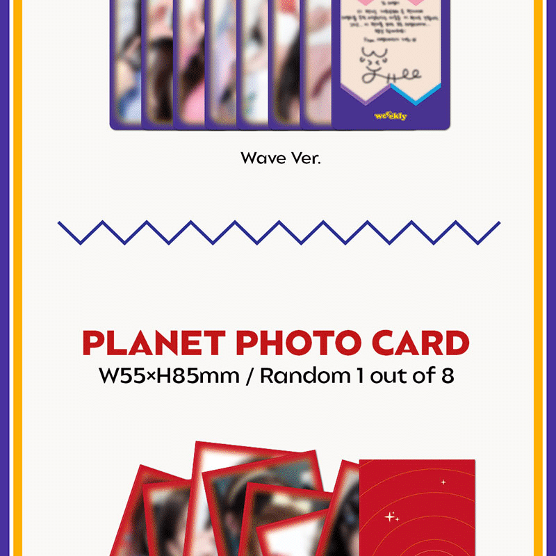 Korea Pop Store WEEEKLY - WE CAN (2ND MINI ALBUM) Kawaii Gifts 8804775150661