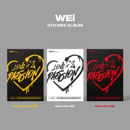 Korea Pop Store WEI - LOVE PT.2 Passion (5TH MINI ALBUM) Kawaii Gifts