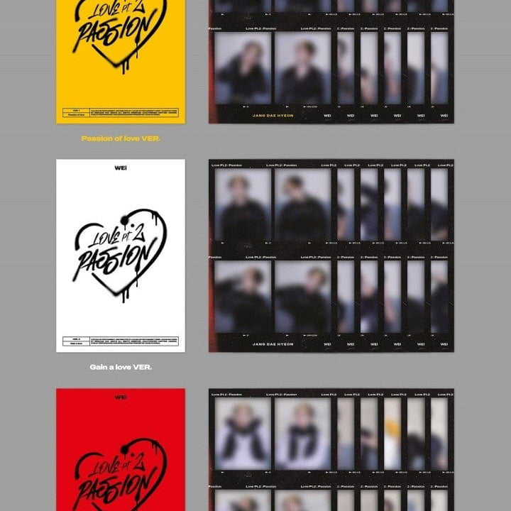 Korea Pop Store WEI - LOVE PT.2 Passion (5TH MINI ALBUM) Kawaii Gifts