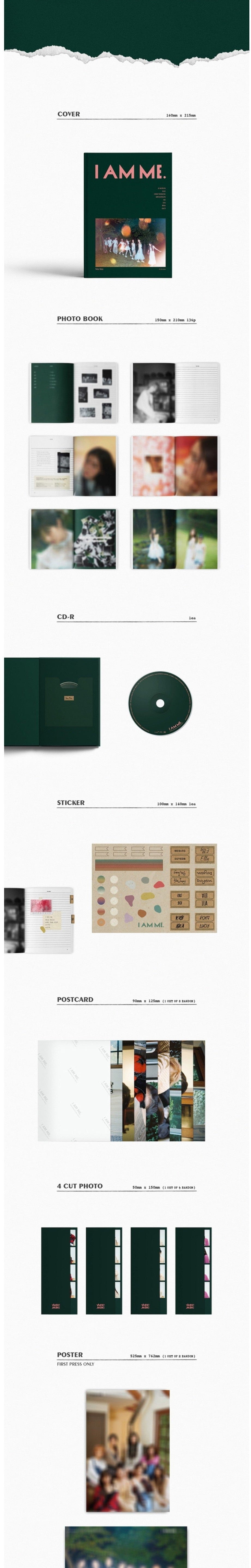 Korea Pop Store WEKI MEKI - I AM ME (5TH MINI ALBUM) Kawaii Gifts 8804775199370