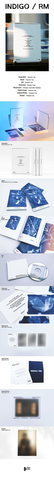 Korea Pop Store [Weverse Benefit] RM (BTS) - Indigo (Book Edition) Kawaii Gifts