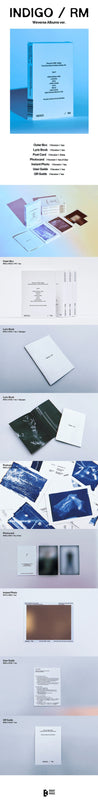 Korea Pop Store [Weverse Benefit] RM (BTS) - Indigo Postcard Edition Weverse Albums Ver. Kawaii Gifts