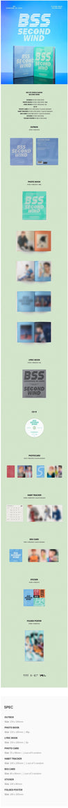 Korea Pop Store [WEVERSE] [BSS (SEVENTEEN)] 1ST SINGLE ALBUM 'Second Wind' Kawaii Gifts