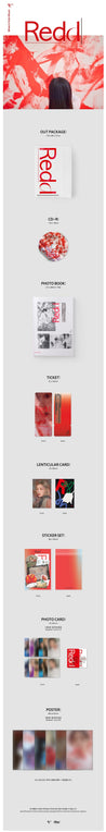 Korea Pop Store WHEE IN - REDD (1ST MINI ALBUM) Kawaii Gifts 8804775160035