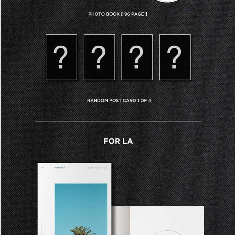 Korea Pop Store WINNER - FATE NUMBER FOR (SINGLE ALBUM) Kawaii Gifts 8809269507624