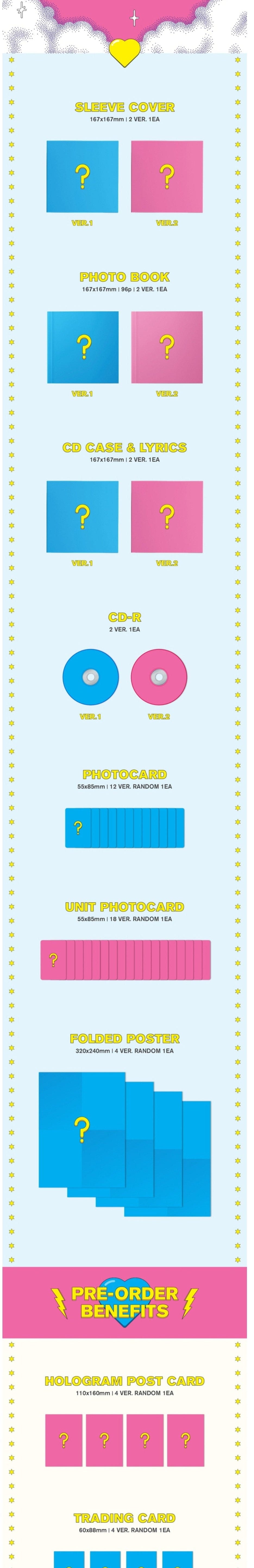 Korea Pop Store WJSN CHOCOME - SUPER YUPPERS! (2ND SINGLE ALBUM) Kawaii Gifts 8804775250415