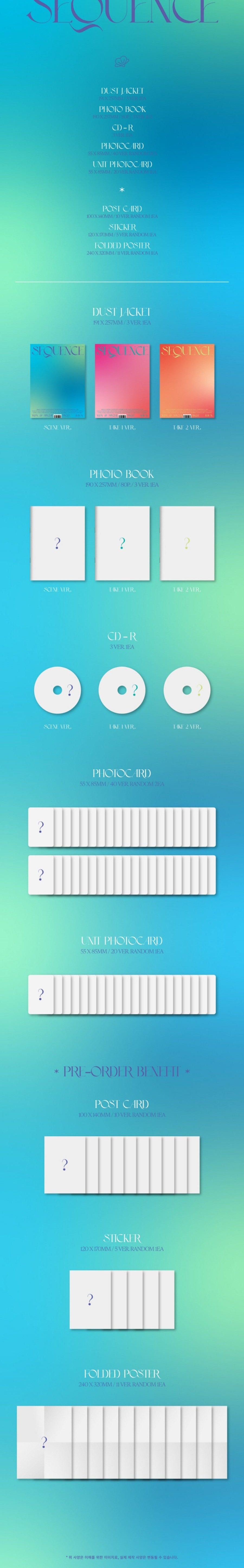 Korea Pop Store WJSN - SPECIAL SINGLE ALBUM [Sequence] Kawaii Gifts 8804775251948