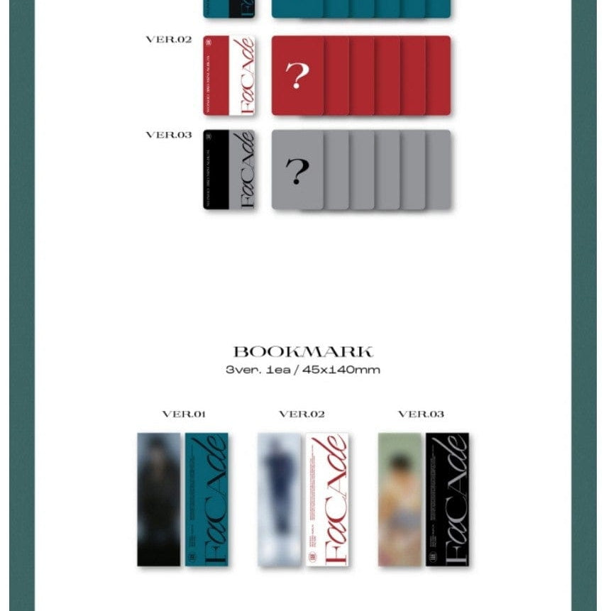 Korea Pop Store WONHO - FACADE (3RD MINI ALBUM) Kawaii Gifts 8804775251740