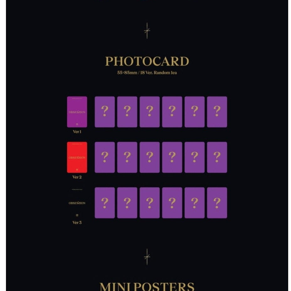 Korea Pop Store WONHO - OBSESSION (1ST SINGLE ALBUM) Kawaii Gifts 8804775250651