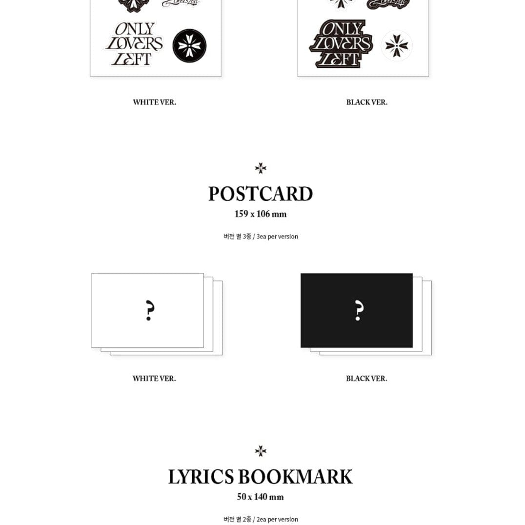 Korea Pop Store WOODZ - ONLY LOVERS LEFT (3RD MINI ALBUM) Kawaii Gifts 8809704422710