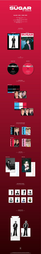 Korea Pop Store YOUNGJAE - SUGAR (2ND MINI ALBUM) Kawaii Gifts 8804775252037
