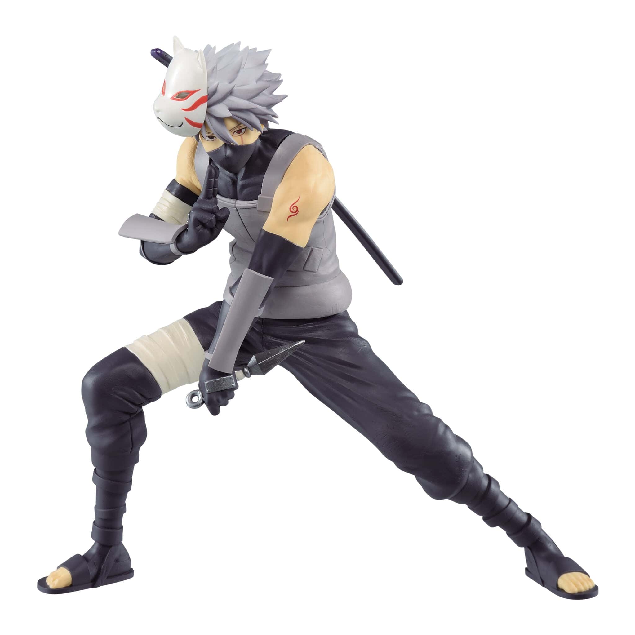 Little Buddy Hatake Kakashi Anbu 7" Figure Naruto Shippuden Vibration Stars Kawaii Gifts 4983164185362