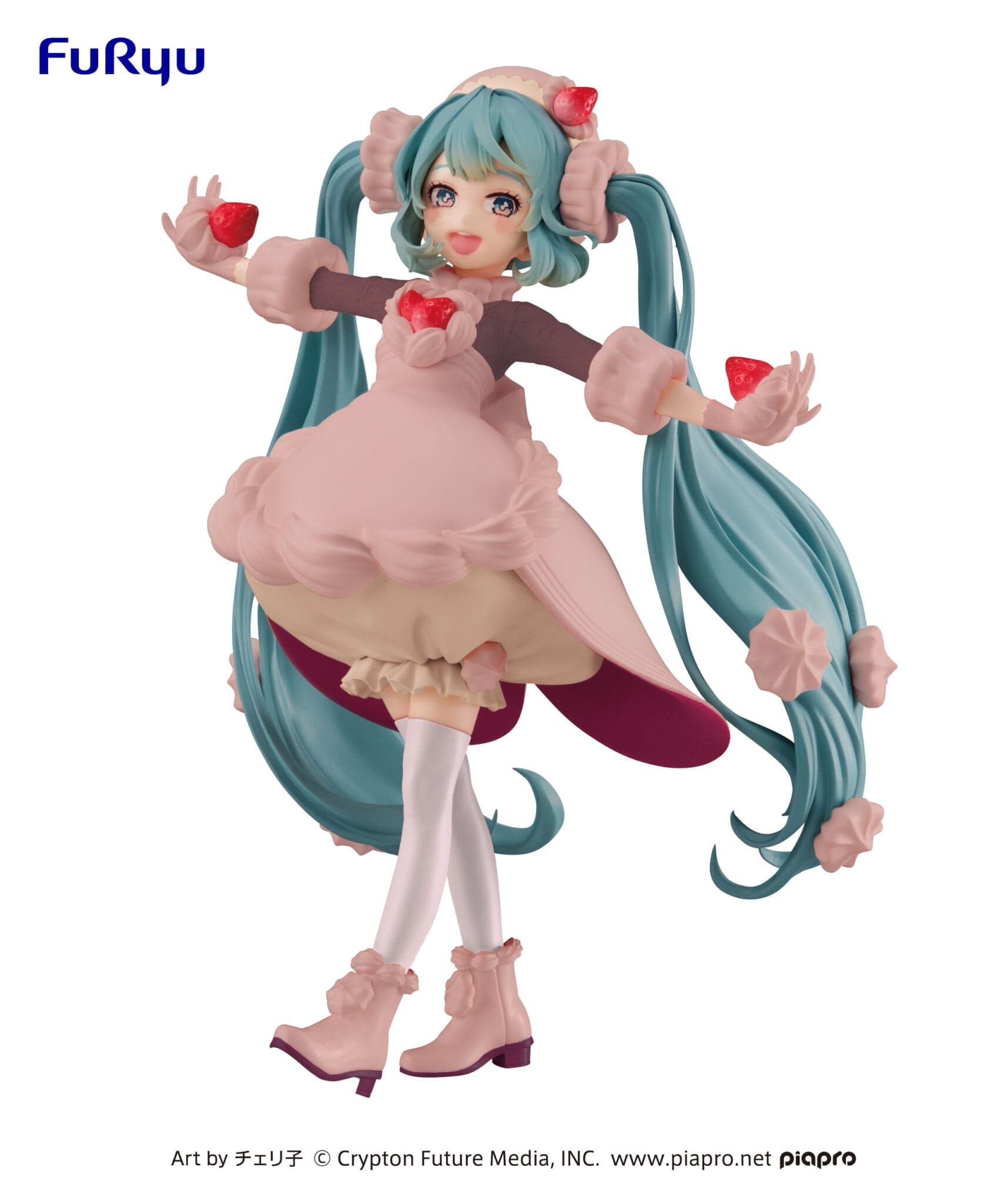 Little Buddy Hatsune Miku Strawberry Chocolate Shorts SweetSweets Series Figure Kawaii Gifts 4580736400580