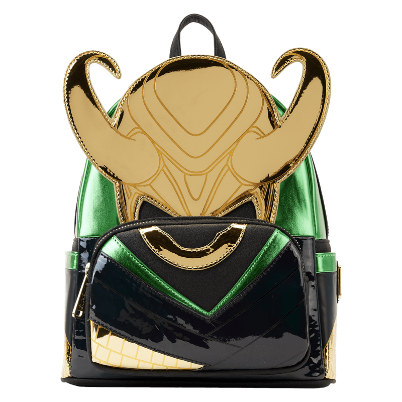 Loungefly LF Marvel Loki Metallic Cosplay Mini Backpack Kawaii Gifts 671803393288