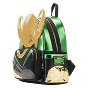 Loungefly LF Marvel Loki Metallic Cosplay Mini Backpack Kawaii Gifts 671803393288