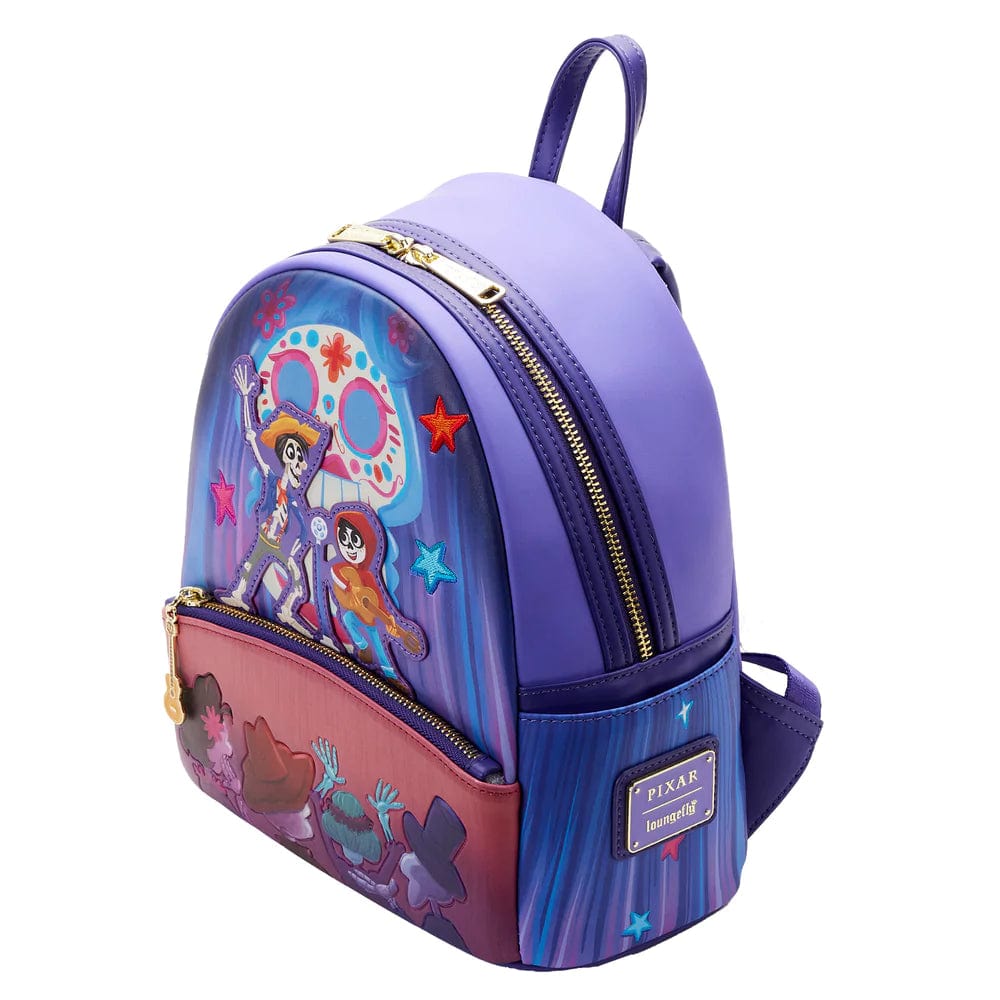 disney pixar coco loungefly mini backpack Loungefly Coco Miguel And Hector Performance Mini Backpack