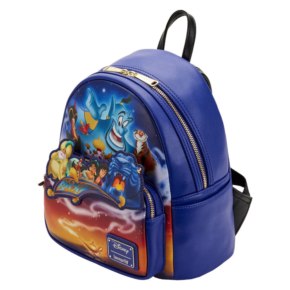 Loungefly Loungefly Disney Aladdin 30th Anniversary Mini Backpack Kawaii Gifts 671803415348