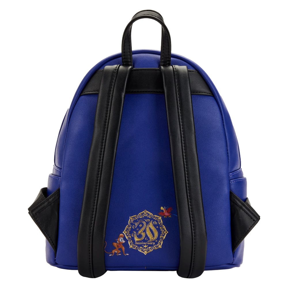 disney aladdin mini backpack Loungefly: The Sultans Palace sparkles in the distance Loungefly Disney Aladdin Magic Lamp