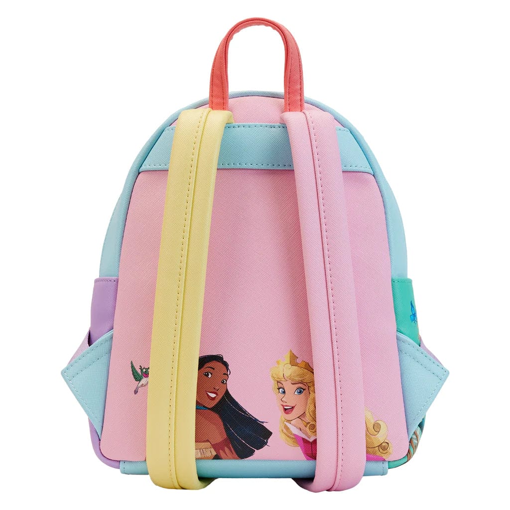 disney princess loungefly mini backpack Loungefly Disney Princess Triple Pocket Mini Backpack – Kawaii Gifts
