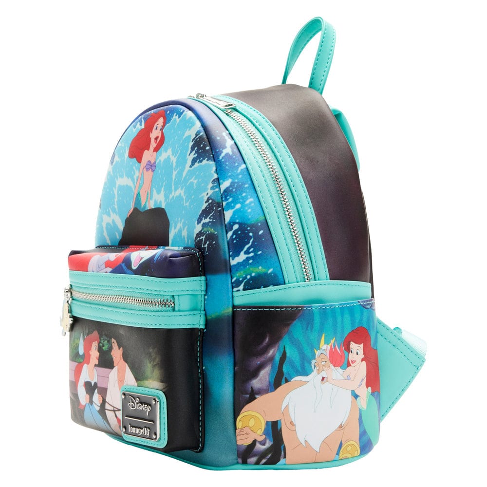 EXCLUSIVE DROP: Loungefly Disney Little Mermaid AOP Mini Backpack