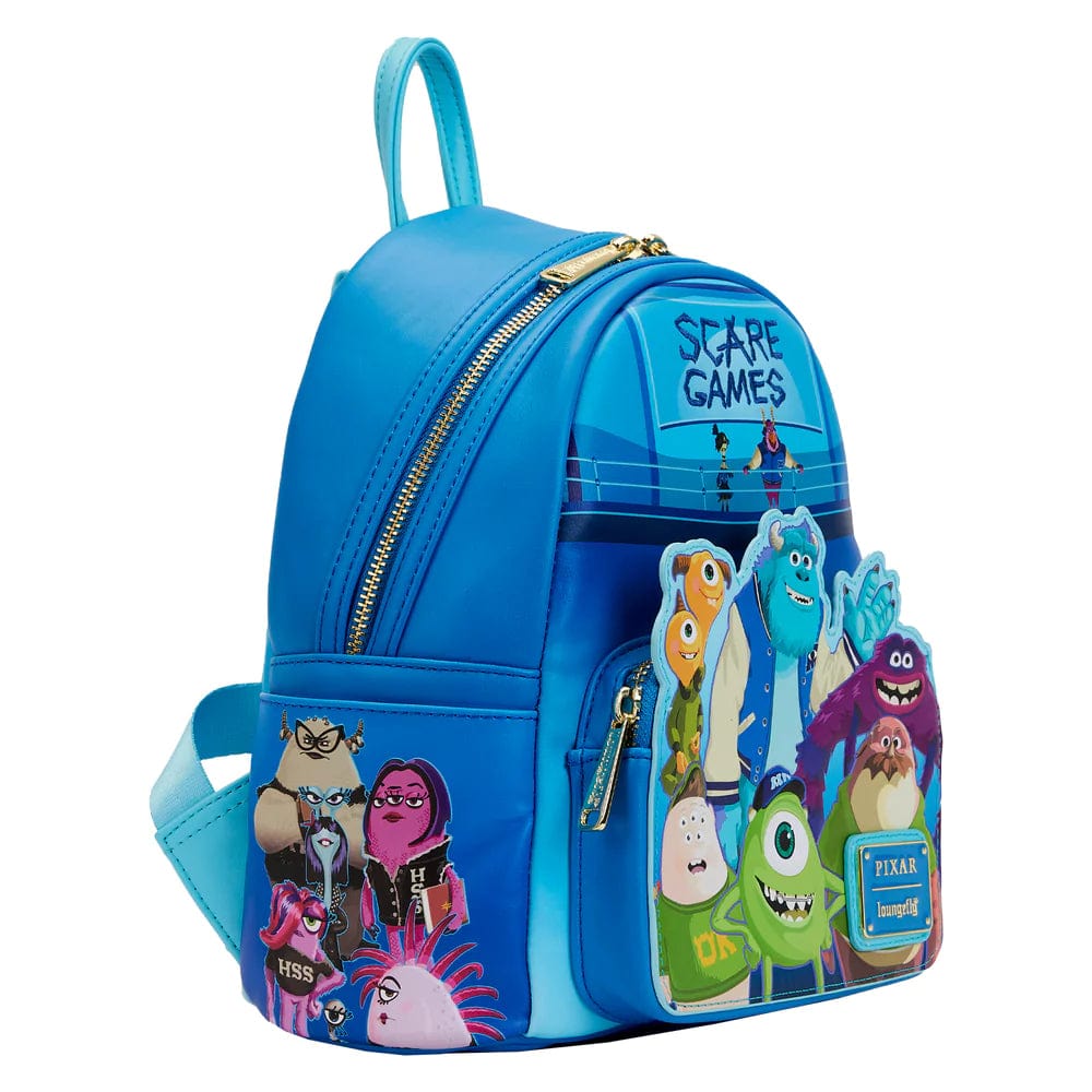 Loungefly Loungefly Pixar Monster's University Scare Games Mini Backpack Kawaii Gifts 671803444676