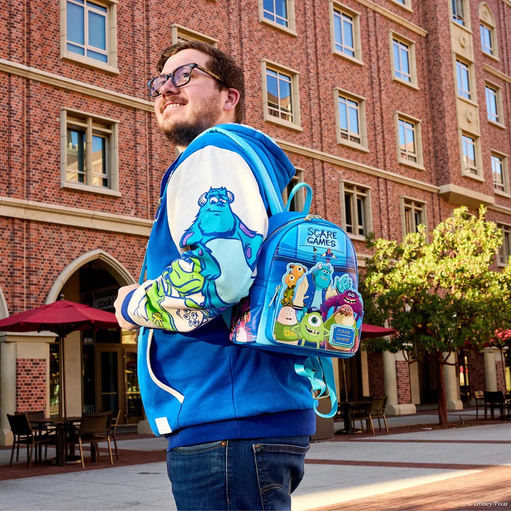 Loungefly Loungefly Pixar Monster's University Scare Games Mini Backpack Kawaii Gifts 671803444676