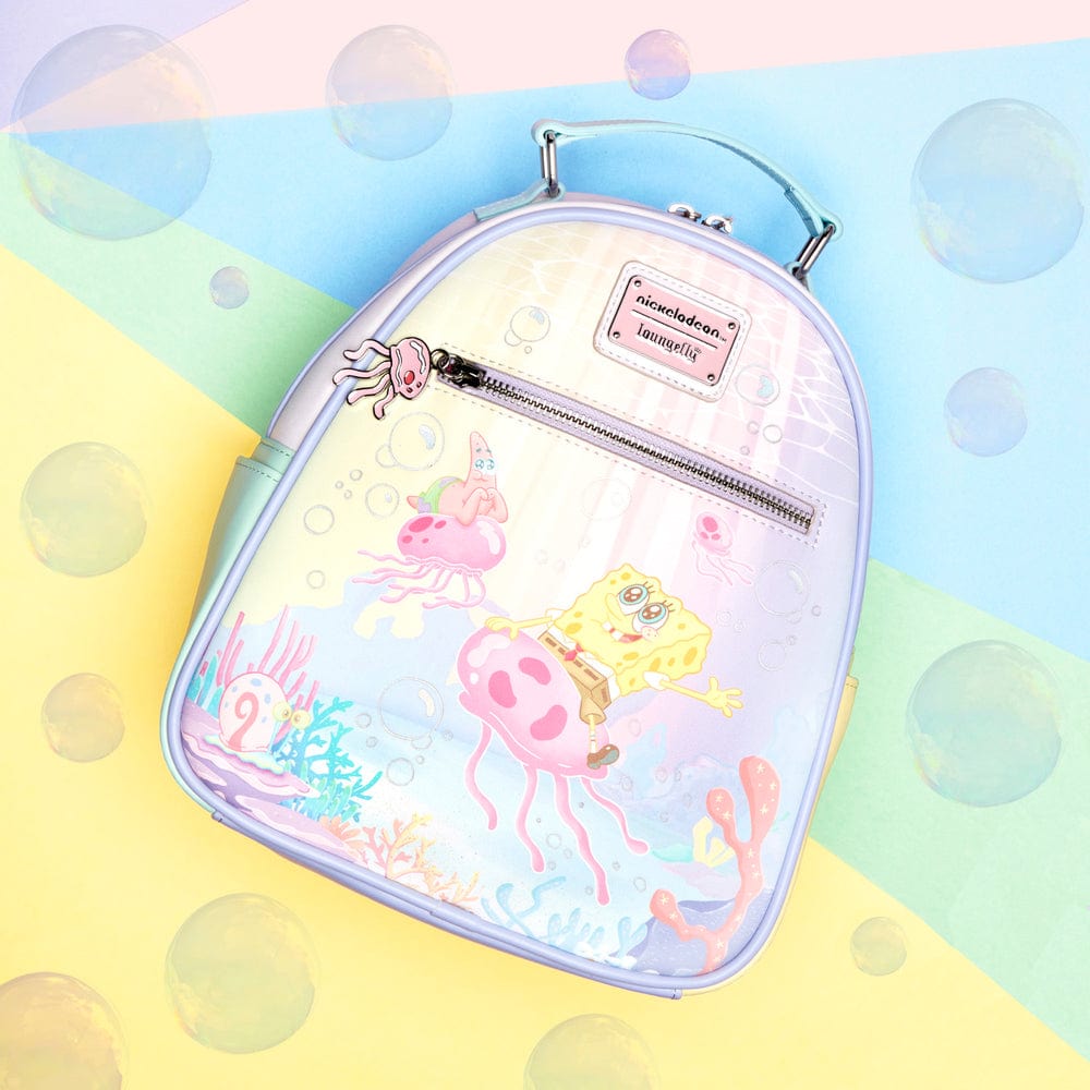 Loungefly Loungefly SpongeBob SquarePants Jelly Fishing Mini Backpack Kawaii Gifts 671803405097