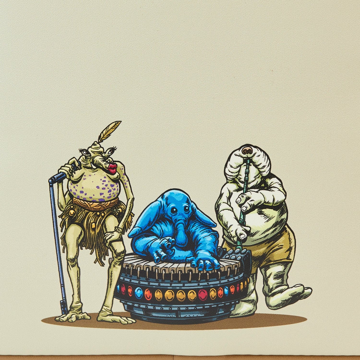 Loungefly Loungefly Star Wars Return of the Jedi 40th Anniversary Jabba's Palace Mini Backpack Kawaii Gifts 671803453623