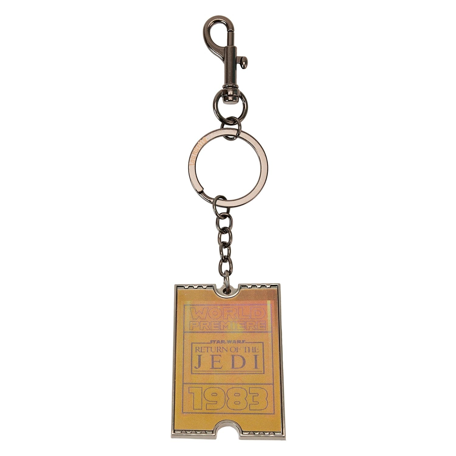 Loungefly Loungefly Star Wars Return of the Jedi 40th Anniversary World Premiere Ticket Lenticular Keychain Kawaii Gifts 671803391697