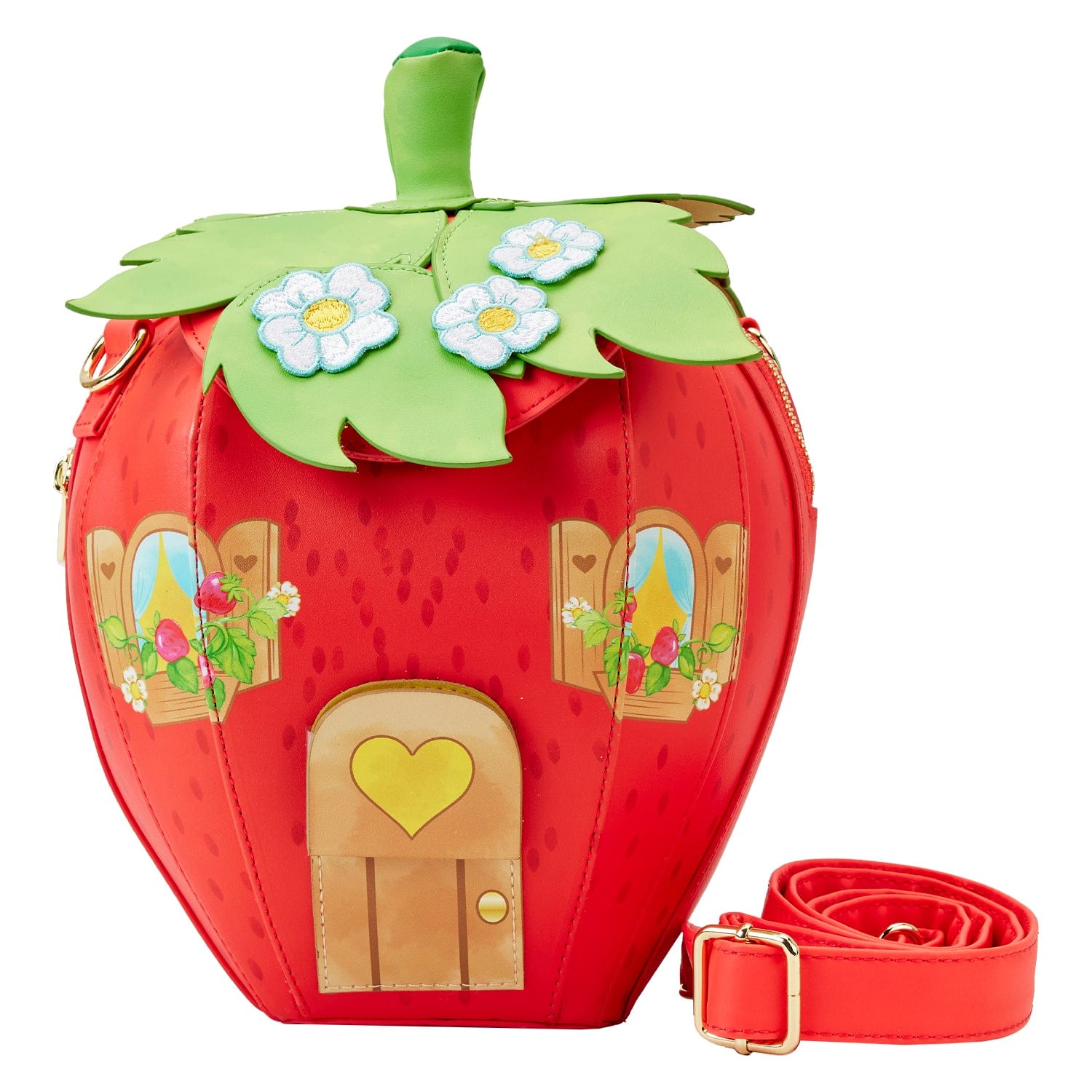 Loungefly Loungefly Strawberry Shortcake Strawberry House Figural Crossbody Bag Kawaii Gifts 671803452886