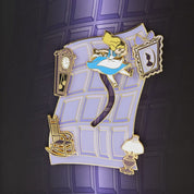 Loungefly LF Alice in Wonderland Falling Down the Rabbit Hole 3" Collector Box Pin Kawaii Gifts 671803391857